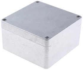 Obudowa Aluminium odlewane szerokość zew. 160 mm długość zew. 160 mm wys. zew. 90,5 mm Hammond IP66 Naturalny
