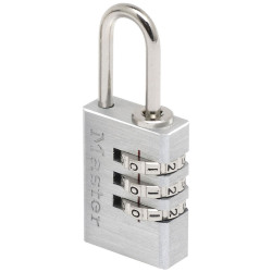 Master Lock 7620EURD Aluminium 20mm 3-Digit Combination Padlock
