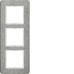 Berker Q.7 Ramka potrójna pionowa stal szlachetna 10136083