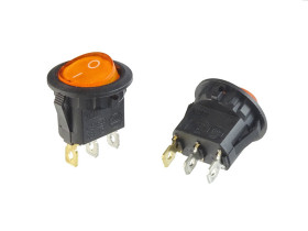 Przełącznik kołyskowy T120 KCD1-105 230V podświetlany ON-OFF