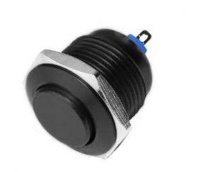 Przycisk wandaloodporny PBWB-16BK CZARNY monostabilny wystający