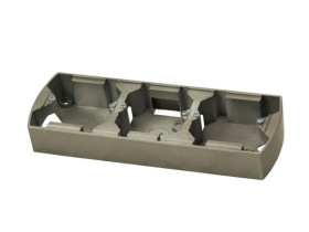 GAZELA Puszka natynkowa 3 potrójna pozioma satyna PNP-3JH/16 OSPEL