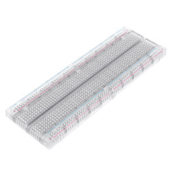 830 Fields Transparent Breadboard MB-102 Solderless Universal Modular Prototype PCB Arduino