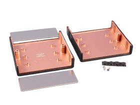 Obudowa ABS wysokość zew: 40 mm szerokość zew: 200 mm długość zew: 280 mm 280 x 200 x 40mm