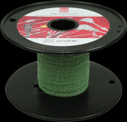 0231 0082-100M Thermocouple wire 2 x 0.20 mm, type K NiCr-Ni, PTFE, 100 m