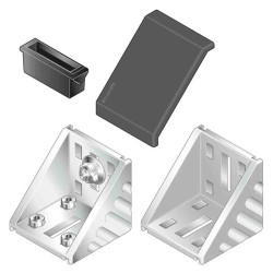 Część łącząca Wspornik montażowy Rozmiar rowka 8mm Bosch Rexroth Uchwyt złącza i łączenie Rozmiar gwintu M6