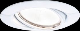93423 Base Coin recessed light, 5 W, 3000 K, 20°, round, white, set of