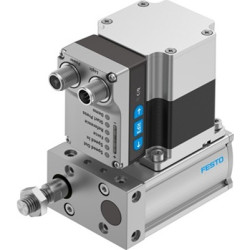 Siłownik liniowy elektryczny długość skoku 10mm obciążenie 10kg Festo Napięcie wejściowe 24V Siłownik liniowy silnika