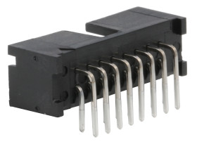 Złącze PCB 16-stykowe 2-rzędowe raster 2.54mm 1A kątowe AMP-LATCH TE Connectivity