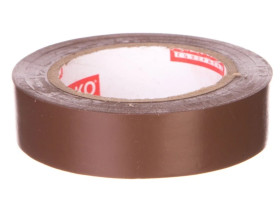 Taśma izolacyjna 15/10 brązowa TPVC_15-10-BRAZ /10szt./