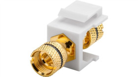 Keystone Moduł Głośnika - Zacisk Biegunowy Czarny 79476