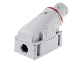 Złącze przemysłowe - zasilające 63A Wtyczka 415 V 3P + E Męski Scame Czerwony Montaż ścienny IP44