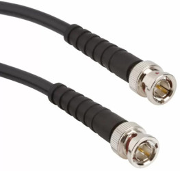Coaxial cable, BNC plug (straight) to BNC plug (straight), 75 Ω, RG-59, grommet black, 914 mm, 115101-20-36.00