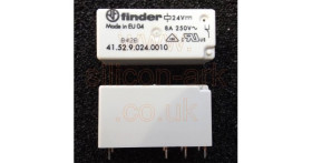 24 Volt 8A DPDT relay (41.52.9.024.0010) - Finder