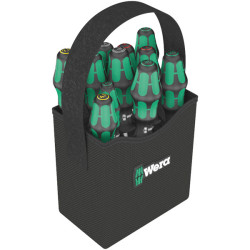 Wera 05004313001 Kraftform 2go 300 Lasertip Screwdriver Set In Quiver 11pc