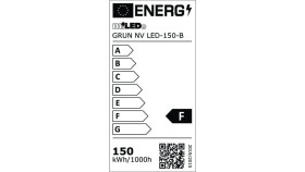 Projektor Grun Nv Led-150-B 14250Lm 4000K Barwa Neutralna Ip65 Czarny 31395