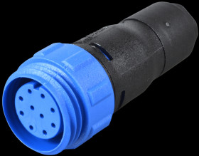 PX0411/10S/6065 Connector, in-line, 10-pin, socket