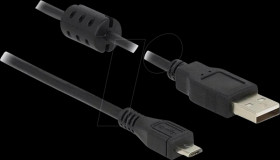 84901 Delock Cable USB 2.0 Type-A male > USB 2.0 Micro-B male 1.0 m bl