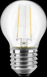 49173 LED filament lamp G45 E27 2.5 W 250 lm WW