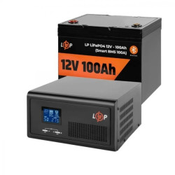 ZESTAW ZASILANIA AWARYJNEGO UPS + AKUMULATOR LIFEPO4 1500VA 1000W 1280Wh