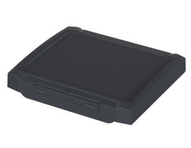 BOPLA BCD 200 OT-FSC-7024 (20201524) - pokrywa przednia z wgłębieniem zamykana na zawiasy i zamek (229 x 204,2 x 36,1 mm)