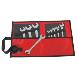 Zestaw kluczy płaskich Zestaw kluczy trzpieniowych SAM 8 x 9 mm, 10 x 11 mm, 12 x 13 mm, 14 x 15 mm, 16 x 17 mm, 18 x