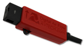 Cyfrowy czujnik temperatury i przepływu powietrza AVTECH