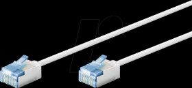 74288 Patch cable Cat.6a U/UTP super slim 3.0 m white