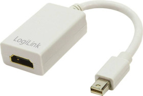 adapter DisplayPort, HDMI LogiLink CV0036A CV0036A, [1x złącze męskie Mini DisplayPort - 1x złącze żeńskie HDMI]
