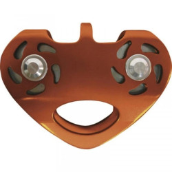 Podwójny bloczek na łożysku kulowym zaprojektowany do tyrolki na linach oraz linach stalowych ANTI TC025