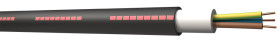 Kabel zasilający 3 Core PVC Sheath Czarny 10.9mm od , 0.6/1 kV