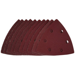 Draper 42104 Delta Sanding Sheets - Hook &amp; Loop, 93mm, Assorted Grit 10Pc