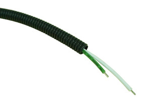 Kanał średnica wew 7.4mm średnica 10mm materiał PP średnica zew 10.2mm Rozdzielanie kolor Czarny