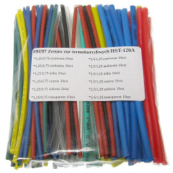 Zestaw rur termokurczl. HST-120A Rurki termokurczliwe