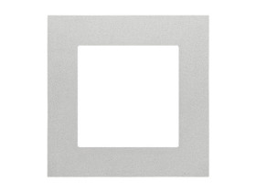 SIMON 55 Ramka 1 pojedyncza LINE aluminium mat TR1/143 KONTAKT SIMON