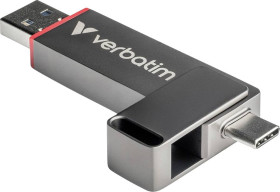 Verbatim Dual QuickStick Pendrive USB Produkt nowy 1 TB srebrny 32043 USB-C® (USB 3.2 Gen 1), USB 3.2 Gen 1