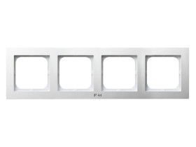 AS Ramka 4 poczwórna do wyłączników IP44 biała RH-4G/00 OSPEL