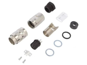 C091-31D0051012 Złącze M16 wtyk żeński lutowanie na przewód 5PIN 7A 300V