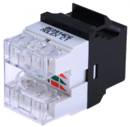 Złącze typu Jack, Cat6, RJ45, 8 porty, UTP