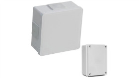 Vp-01 Puszka N/T 86X86x40mm Ip55 4-Wl Klik Dł.Gum. Biała.