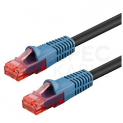 Patchcord zewnętrzny drut UTP kat.6 podwójna powłoka PVC+PE 60m czarny GOOBAY