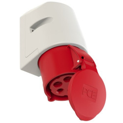 Gniazdo stałe 32A 5P 400V IP44 PCE 125-6