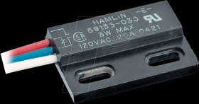 59135-030 Reed sensor 59135 series, 1 CO, 5 W.