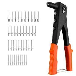 Nitownica ręczna + 60 nitów zestaw