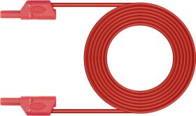 Przewód banan - banan długość 105cm 18AWG czerwony