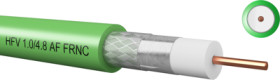 Video cable 75 Ohm HFV 0.6/2.8 AF FRNC, green