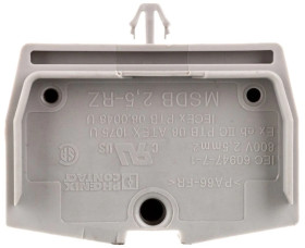 Złączka przelotowa 2,5mm2 szara MSDB 2,5-RZ 3244339 /50szt./