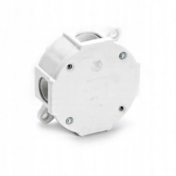 Puszka n/t hermetyczna pusta 79x79x37mm IP44 biała