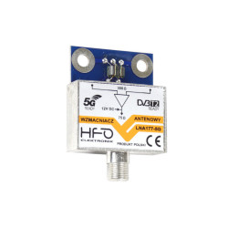 Wzmacniacz anten. LNA-177-5G ekranowany 30dB HFO do anten DIPOL lub