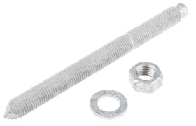 Śruba kotwiąca dł 190mm M16 Stal wysokowęglowa Ø 18mm RS PRO Kołek kotwiący galwanizowany chemicznie